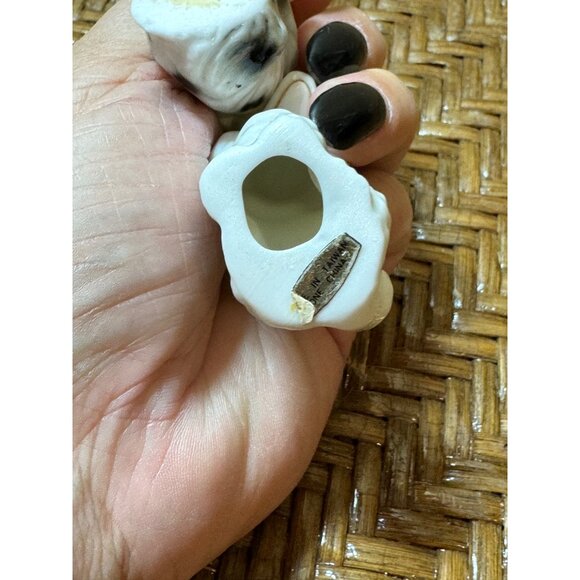 Vintage Porcelain Miniture Dog Figurine Set Of 3 - Picture 6 of 7